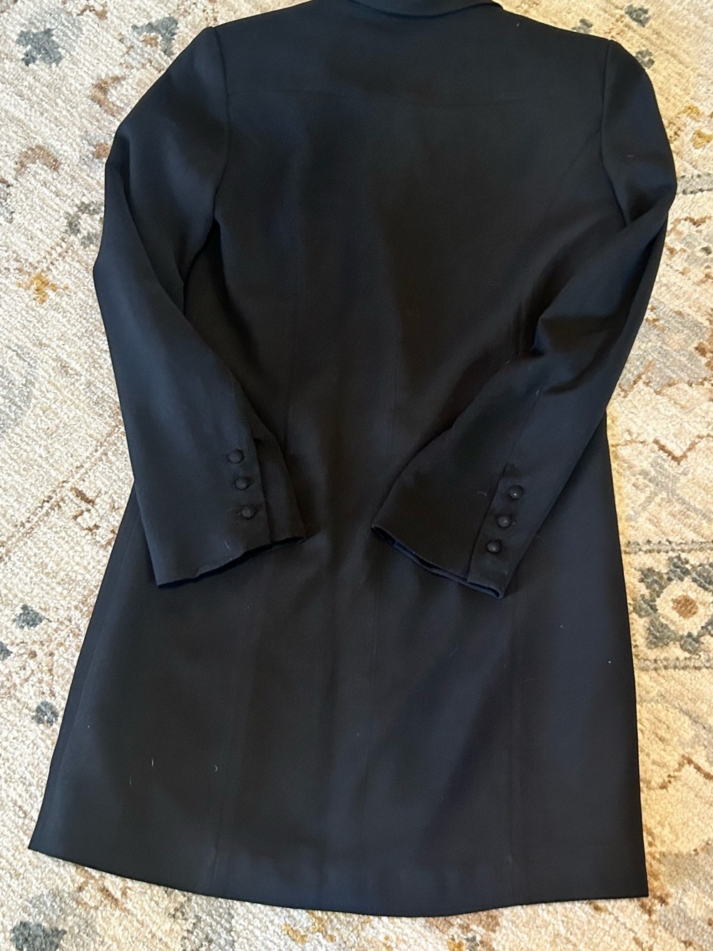 White Fox Boutique Black Belted Blazer Jacket - Picture 8 of 9